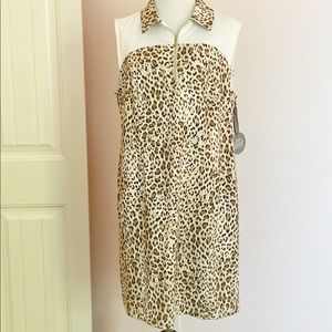 Chico's Zenergy Golf leopard print dress-Size 2